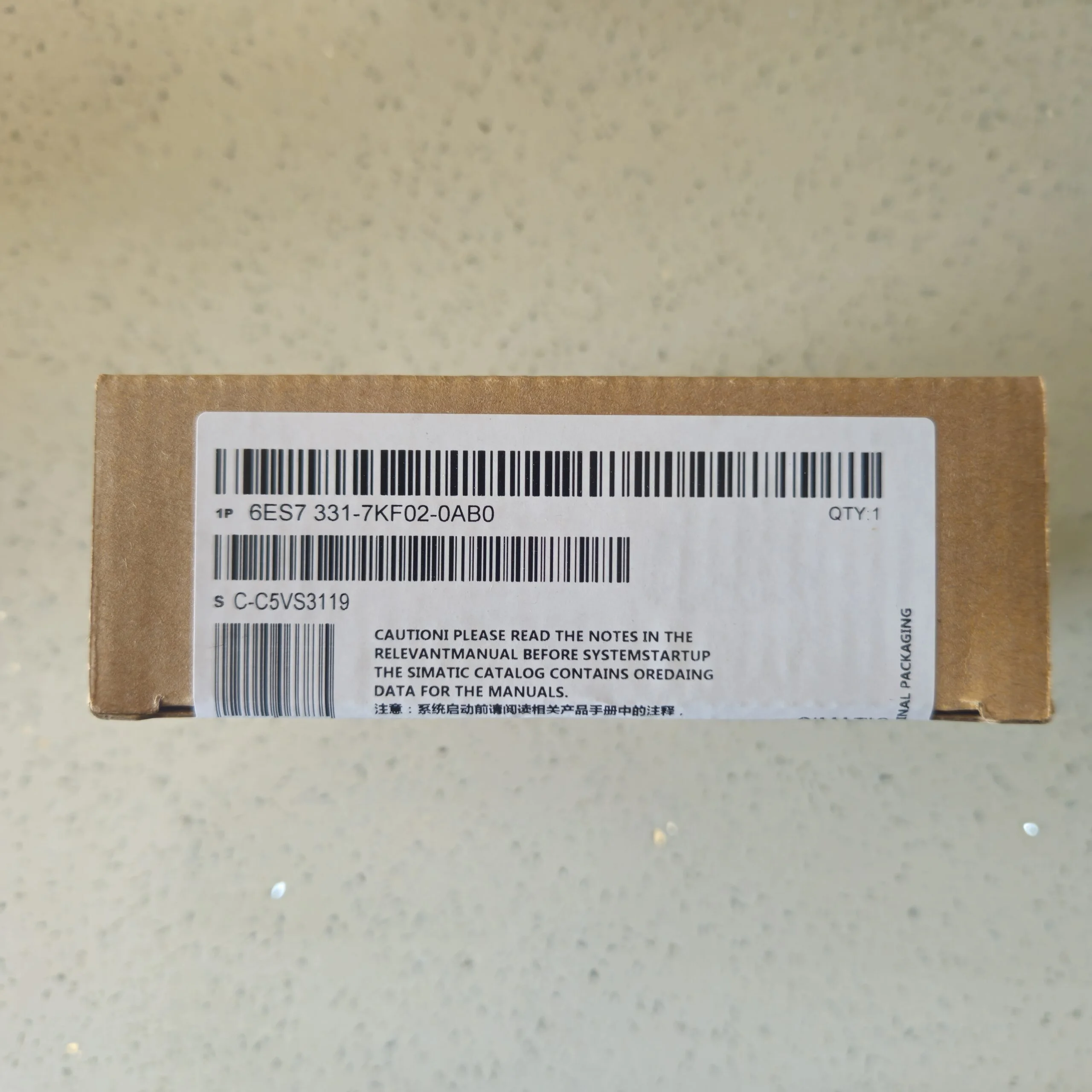 Siemens SIMATIC S7-300 SM 331 6ES7331-7KF02-0AB0
