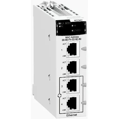 Schneider Electric BMXNOC0401 EtherNet/IP & Modbus TCP M340 Module